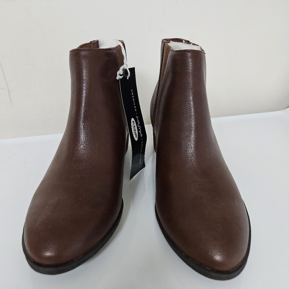 Dr Scholl's brown ankle boots